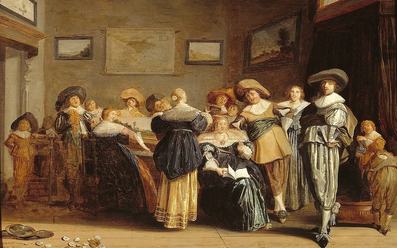 Compagnia musicale all'interno - Frans Hals Museum
